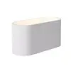 Wandlamp ovaal wit 1xG9