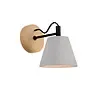 Wandlamp beton lampenkap 1xE14