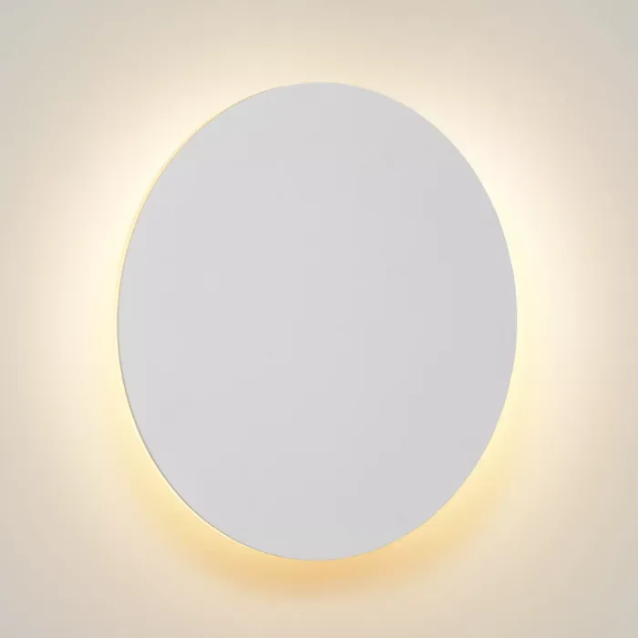 Wandlamp maan wit, zwart of goud 8W LED