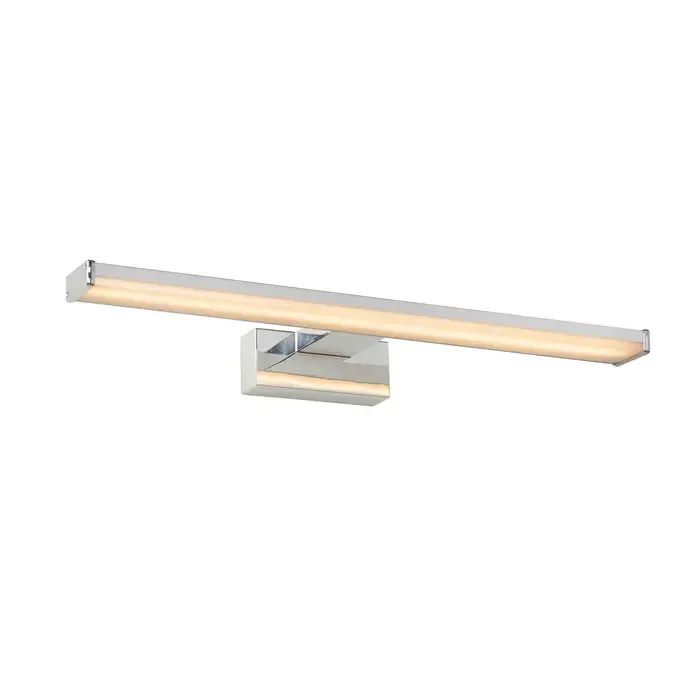 Spiegellamp badkamer 60cm breed mat chroom 1W IP44