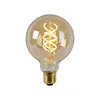 E27 lamp LED filament 5W amber dimbaar
