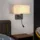 Leeslamp met kap zwart of beige 1xE27