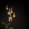 Hanglamp smoke glas 5 xE27