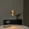 Design hanglamp glas bol Ø 16 cm 5W amber of transparant