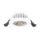 LED inbouwspot zaagmaat 50mm-70mm IP65 6W badkamer of buiten