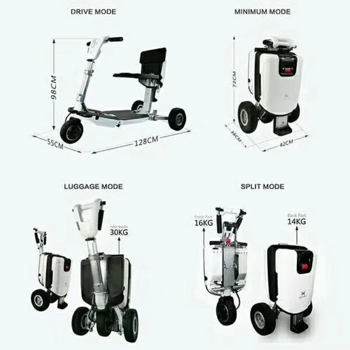 Moving Life ATTO – Compact Opvouwbare Scootmobiel
