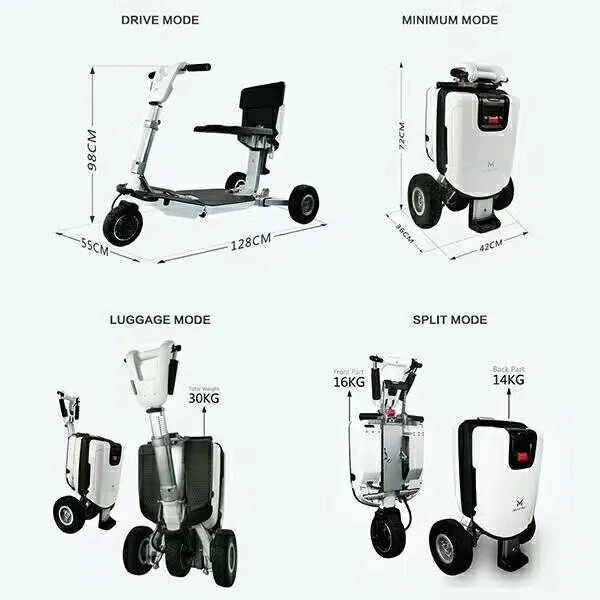 Moving Life ATTO – Compact Opvouwbare Scootmobiel