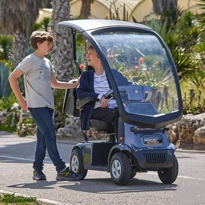 Afikim Scootmobiel Breeze C4 PLUS met overkapping