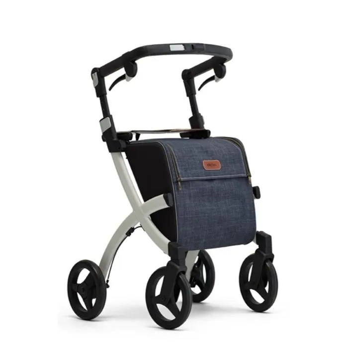 Rollz Rollz Flex Lichtgewicht Rollator met Grote Boodschappentas