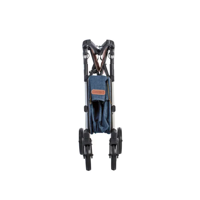 Rollz Rollz Flex Lichtgewicht Rollator met Grote Boodschappentas