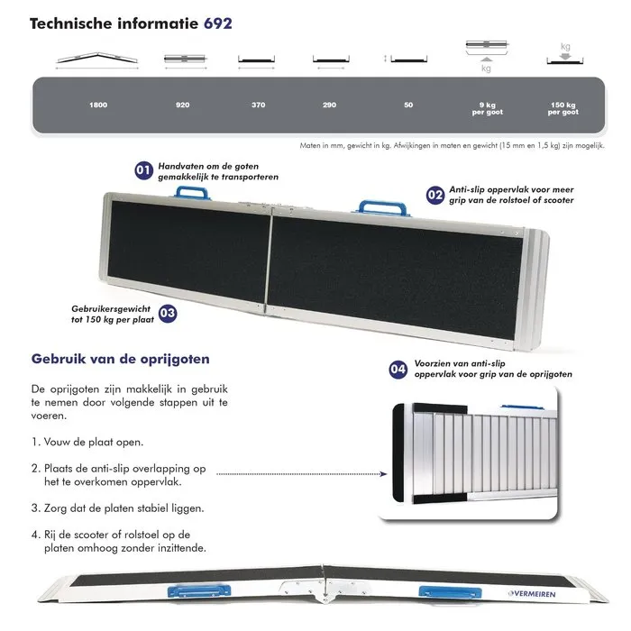 Vermeiren Oprijgoten Plooibaar 692