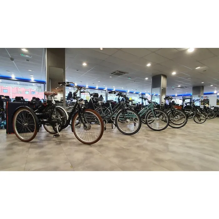 Driewielfietsen en tandems.