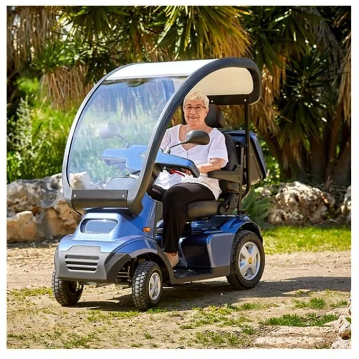 Afikim Scootmobiel Breeze S4 met overkapping
