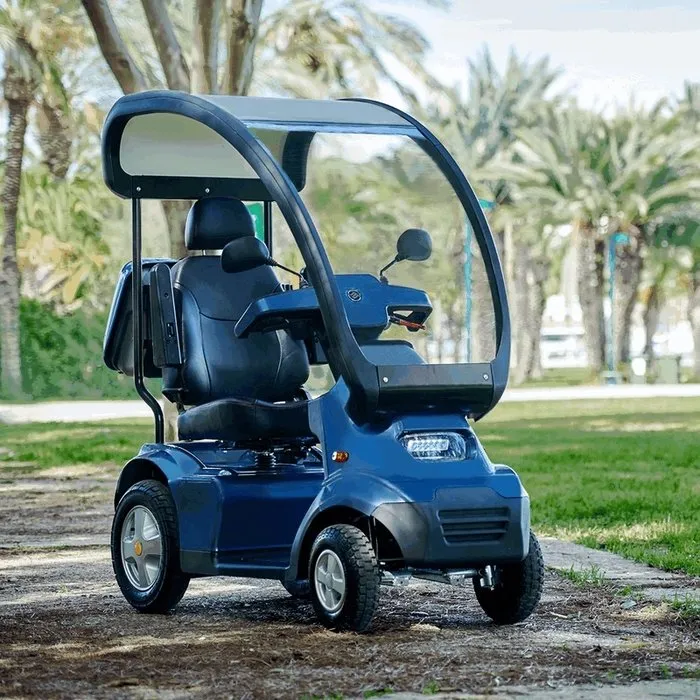 Afikim Scootmobiel Breeze S4 met overkapping
