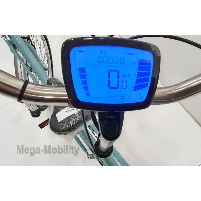 Tri-bike Tweewieltandem met achteraan besturing