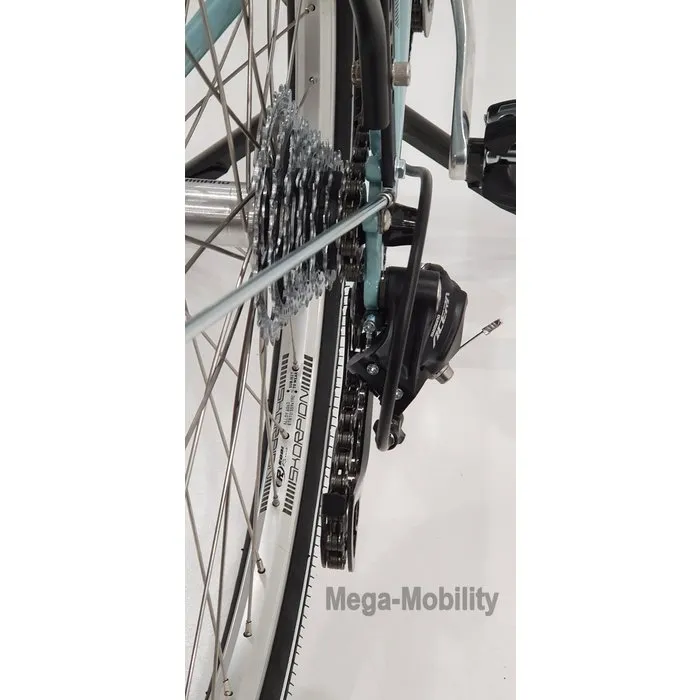 Tri-bike Tweewieltandem met achteraan besturing