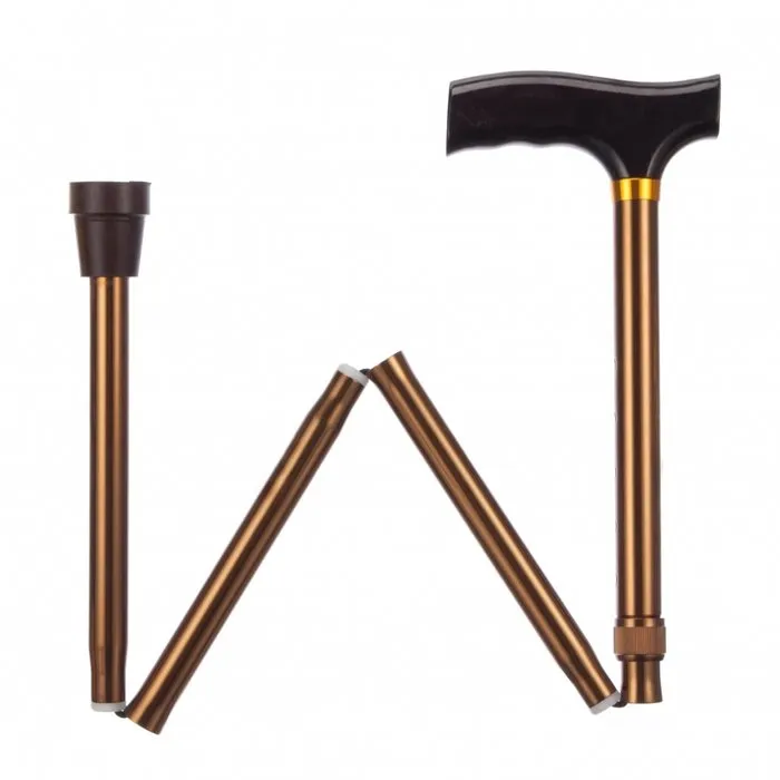 Mega-Mobility Opvouwbare wandelstok - brons