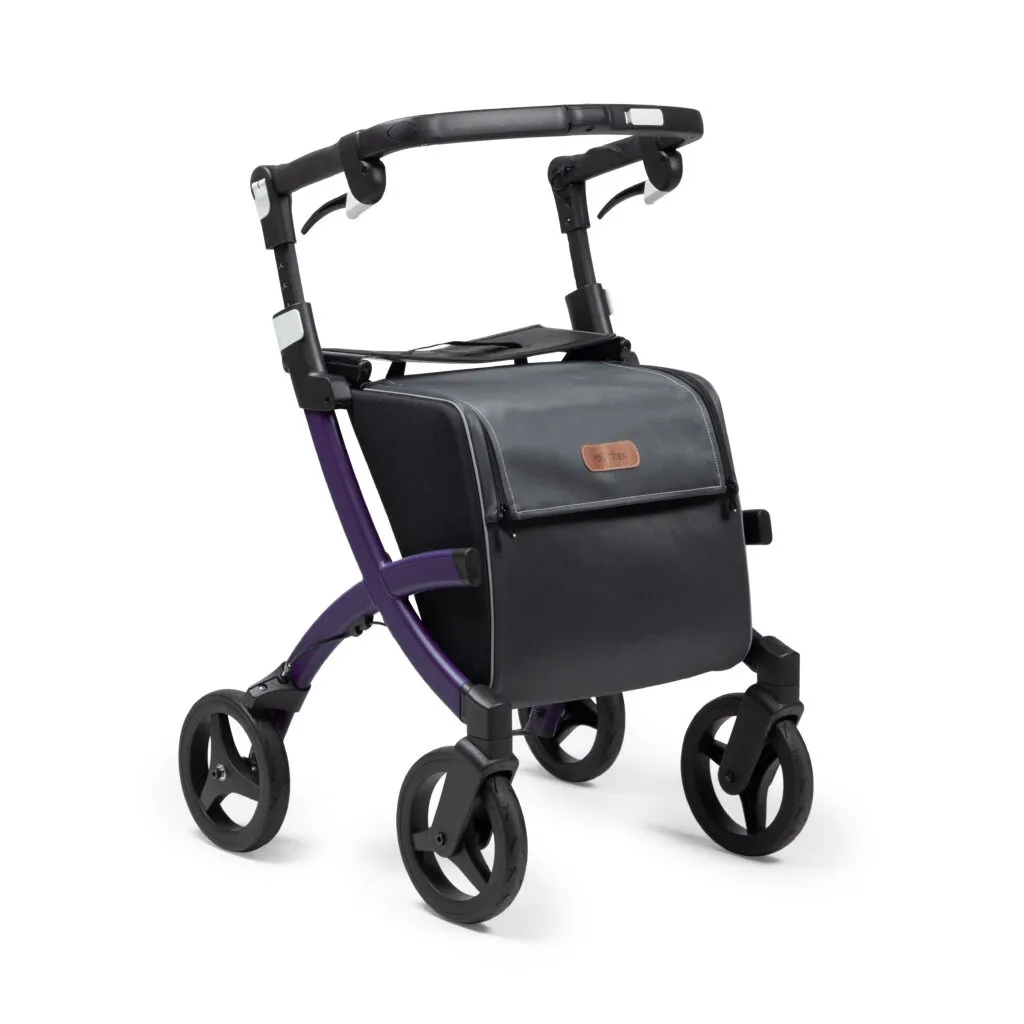 Rollz Rollz Flex Lichtgewicht Rollator met Grote Boodschappentas