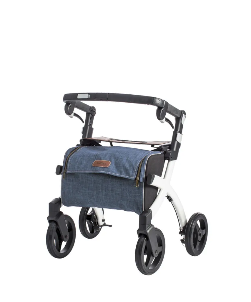 Rollz Rollz Flex Lichtgewicht Rollator met Grote Boodschappentas