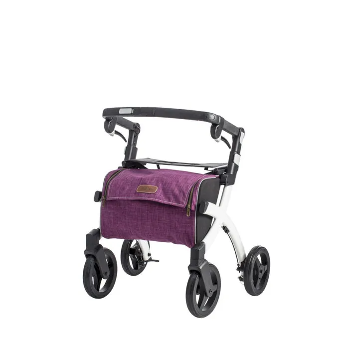 Rollz Rollz Flex Lichtgewicht Rollator met Grote Boodschappentas