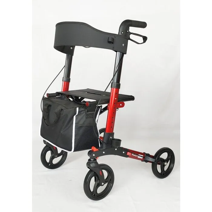 Rollator Plaza Lite Deluxe met soft banden
