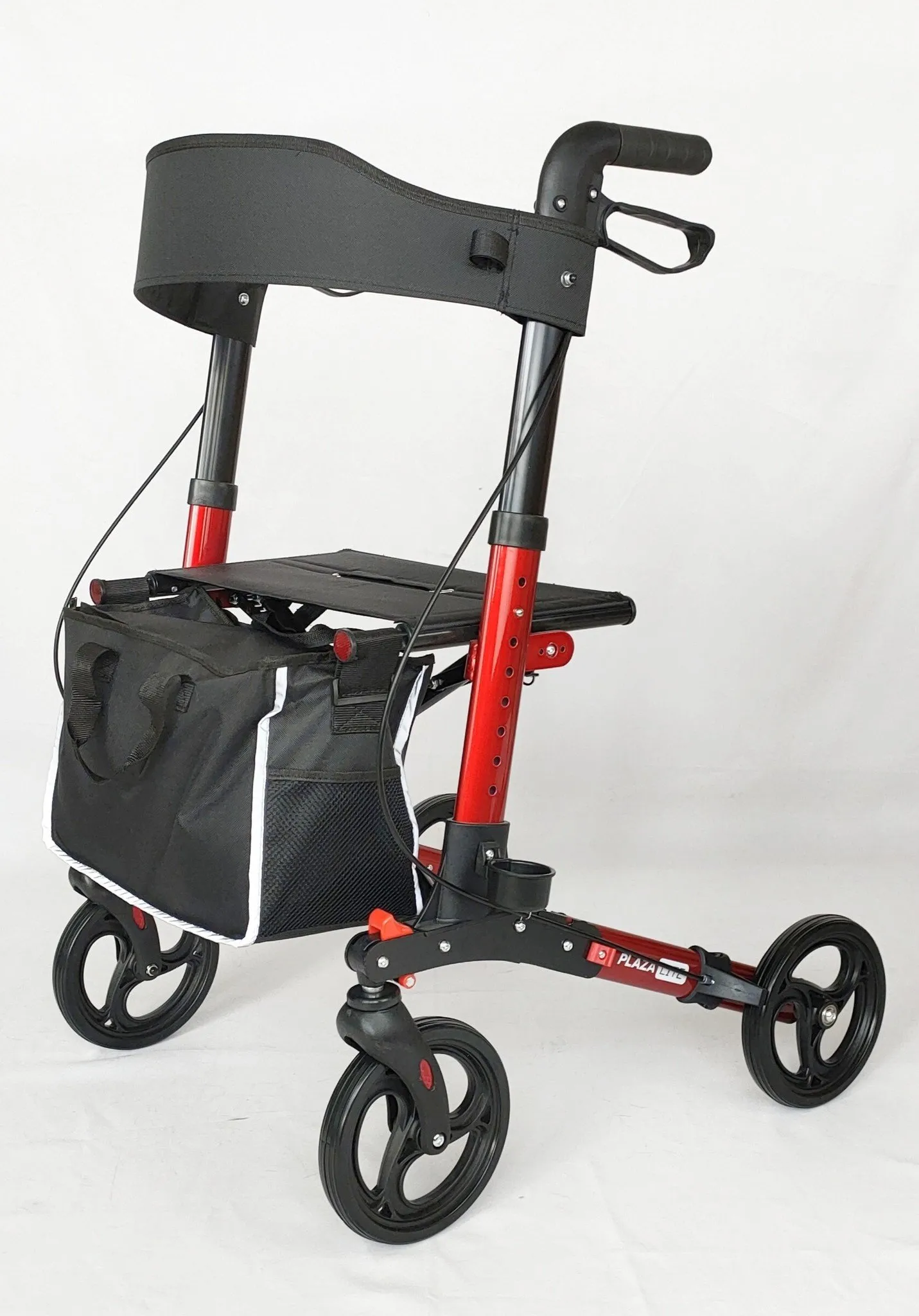 Rollator Plaza Lite Deluxe met soft banden