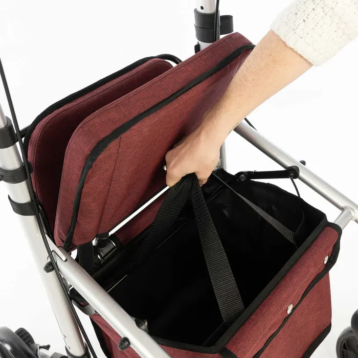 Carlett rollator Lett Go - Grote boodschappentas