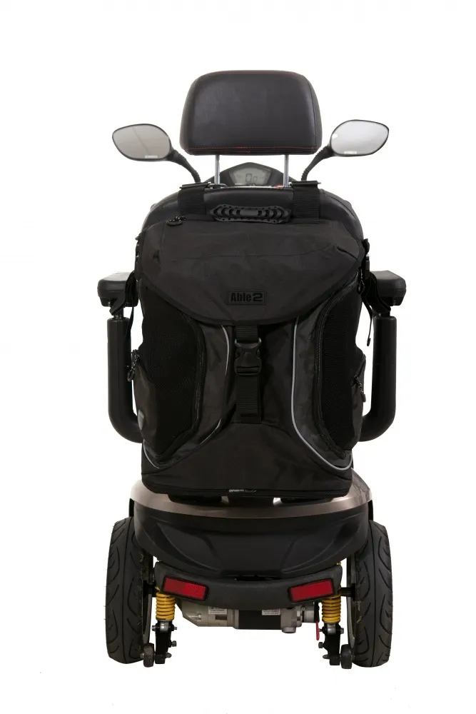 able2  Torba Go rolstoel & scootmobieltas zwart/grijs