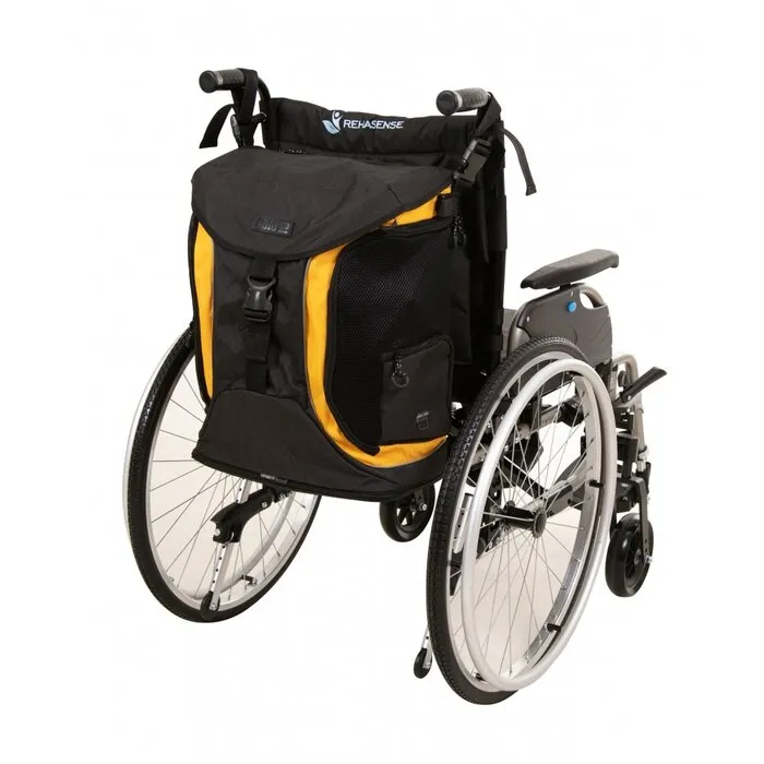 able2  Torba Go rolstoel & scootmobieltas zwart/geel