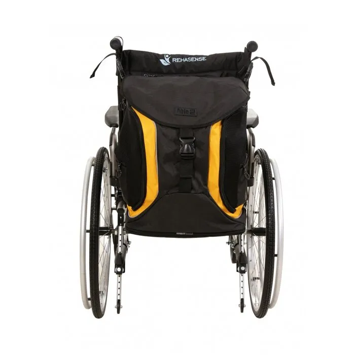 able2  Torba Go rolstoel & scootmobieltas zwart/geel