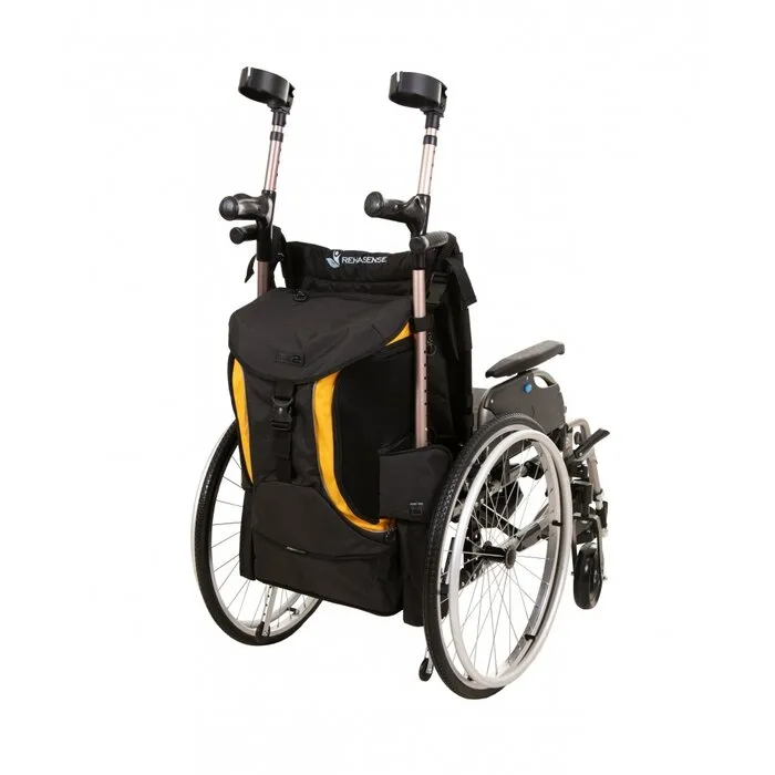 able2  Torba Go rolstoel & scootmobieltas zwart/geel