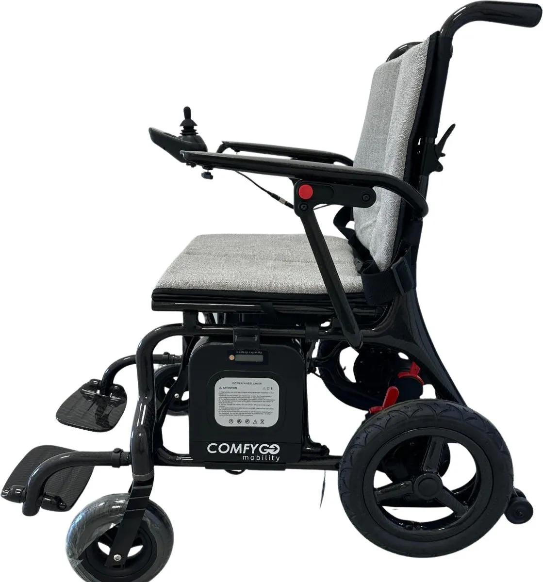 ComfyGO Phoenix Carbon Fiber Elektrische Rolstoel – Lichtgewicht, Opvouwbaar & Reisklaar