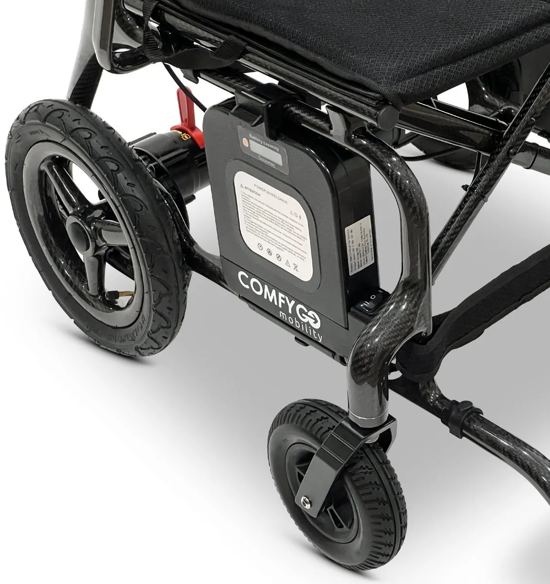 ComfyGO Phoenix Carbon Fiber Elektrische Rolstoel – Lichtgewicht, Opvouwbaar & Reisklaar