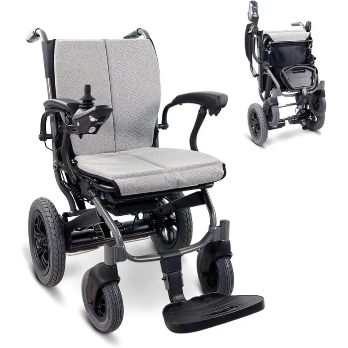Mega-Mobility Elektrische Rolstoel Plaza Power Chair – Ultralicht & Opvouwbaar