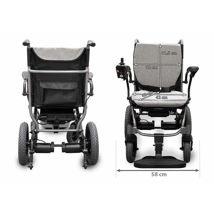 Mega-Mobility Elektrische Rolstoel Plaza Power Chair – Ultralicht & Opvouwbaar