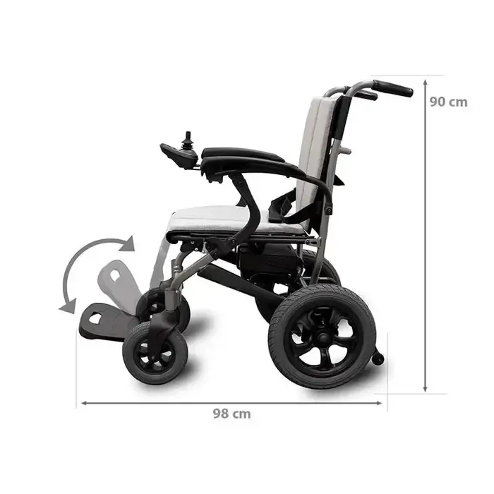 Mega-Mobility Elektrische Rolstoel Plaza Power Chair – Ultralicht & Opvouwbaar