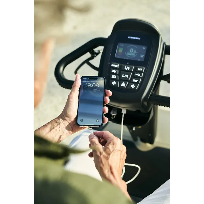 Vermeiren Scootmobiel Kuarz – Design buiten scootmobiel met 45 km actieradius