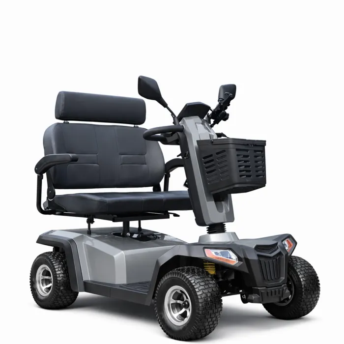 Mega-Mobility Mega1400E All Terrain Duo Scootmobiel 4-wiel all terrain met actieradius tot 70 km