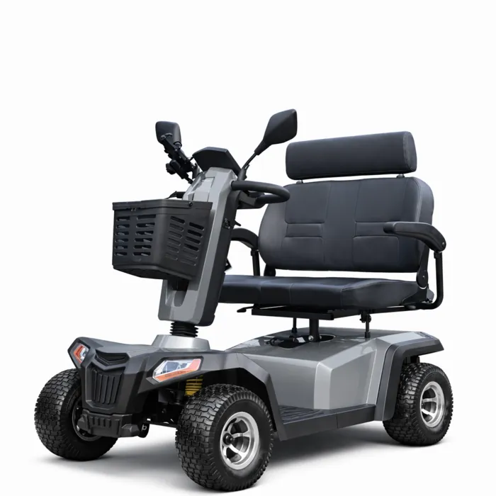 Mega-Mobility Mega1400E All Terrain Duo Scootmobiel 4-wiel all terrain met actieradius tot 70 km