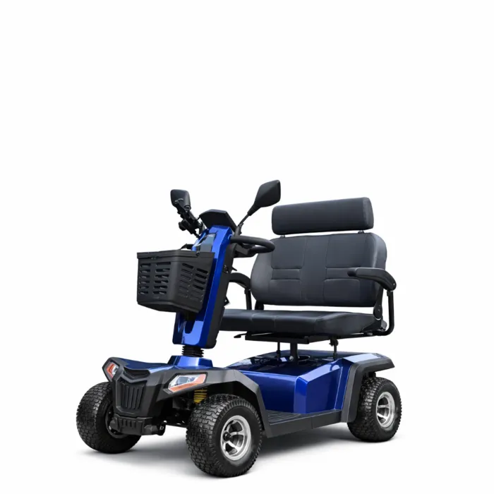 Mega-Mobility Mega1400E All Terrain Duo Scootmobiel 4-wiel all terrain met actieradius tot 70 km