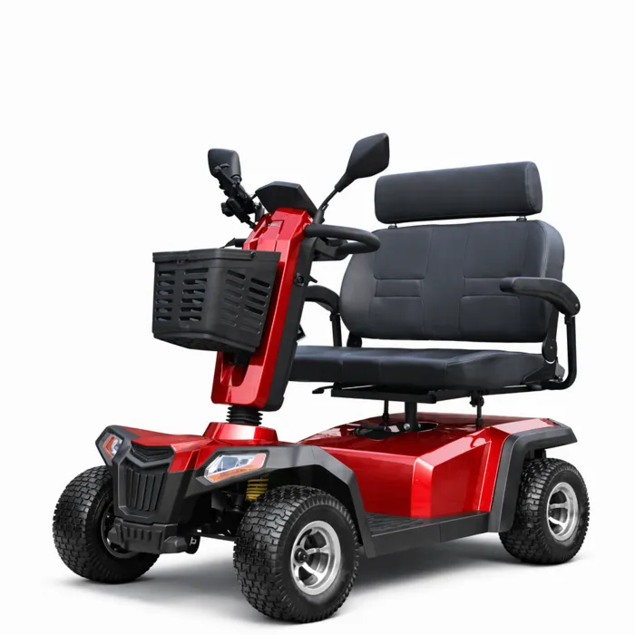 Mega-Mobility Mega1400E All Terrain Duo Scootmobiel 4-wiel all terrain met actieradius tot 70 km