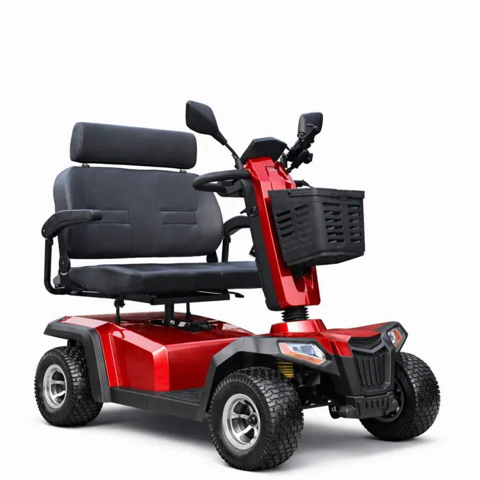 Mega-Mobility Mega1400E All Terrain Duo Scootmobiel 4-wiel all terrain met actieradius tot 70 km