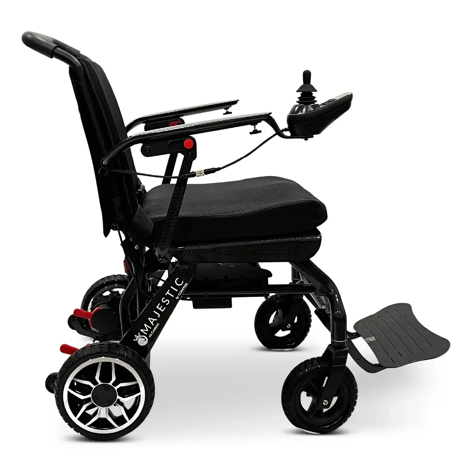 ComfyGO ComfyGO IQ-Carbon Lichtgewicht Opvouwbare Carbon Fiber Elektrische Rolstoel