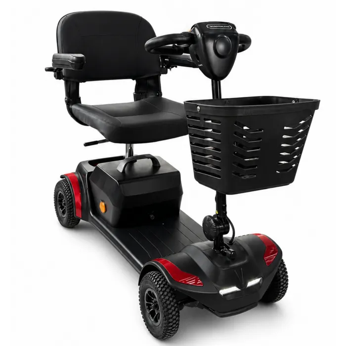 Mega-Mobility Mega Go Elite Max Scootmobiel – Luxe Opvouwbare Scootmobiel met Luchtbanden & Vering