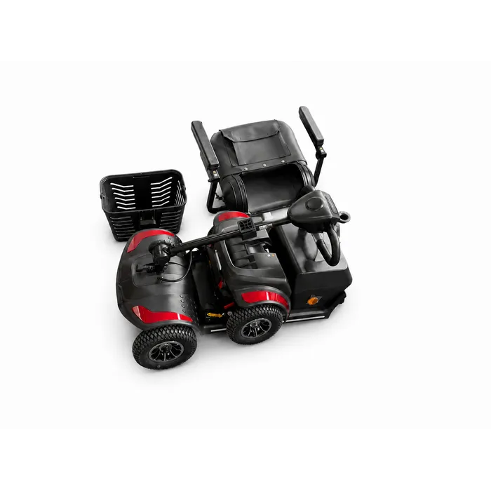 Mega-Mobility Mega Go Elite Max Scootmobiel – Luxe Opvouwbare Scootmobiel met Luchtbanden & Vering