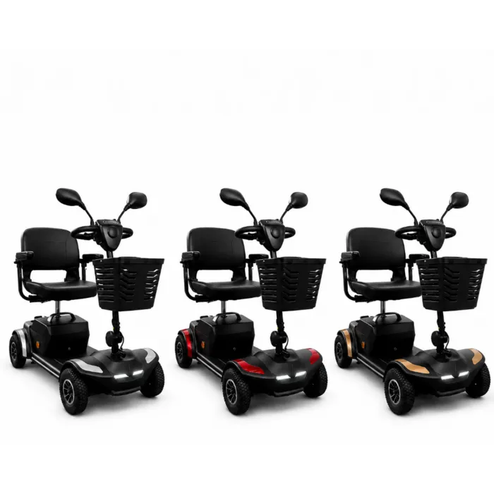Mega-Mobility Mega Go Elite Max Scootmobiel – Luxe Opvouwbare Scootmobiel met Luchtbanden & Vering