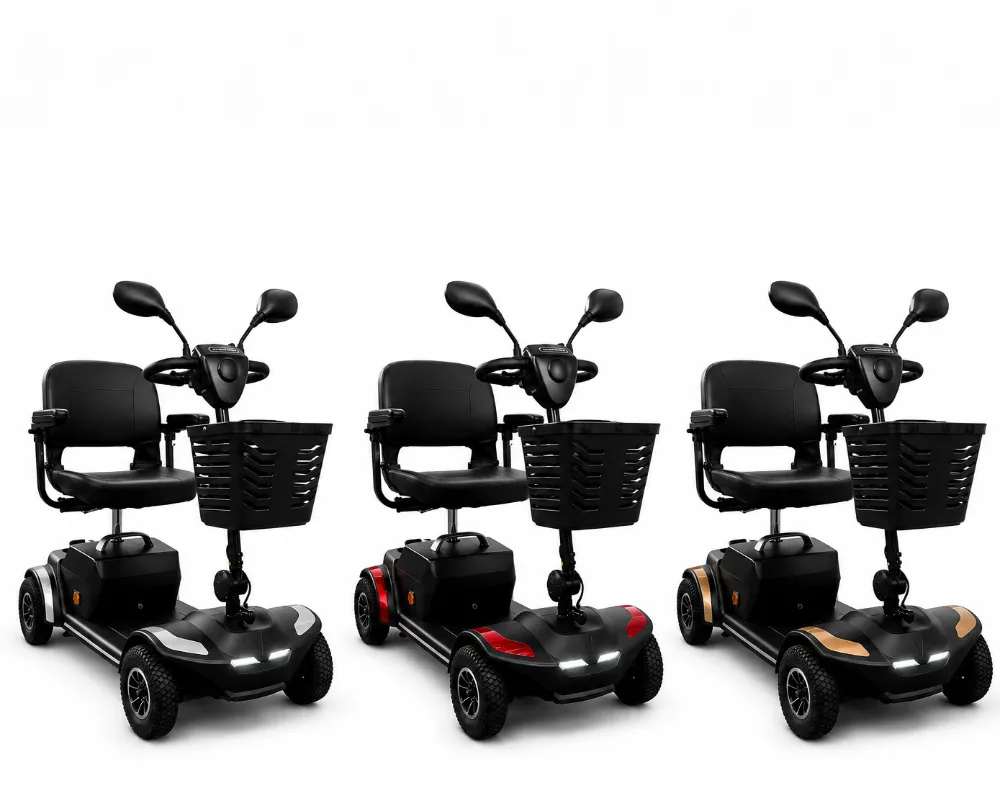 Mega-Mobility Mega Go Elite Max Scootmobiel – Luxe Opvouwbare Scootmobiel met Luchtbanden & Vering