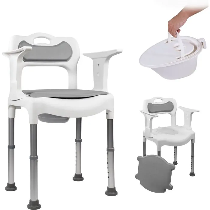 Mega-Mobility Mega Care Chair Douchestoel & Toiletstoel 2-in-1