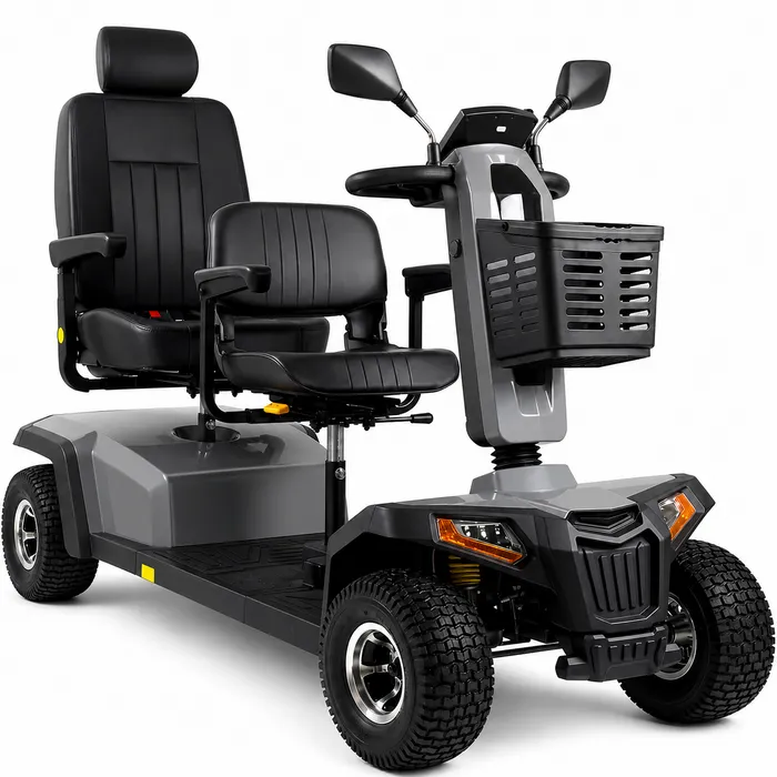 Mega-Mobility Mega 1400E Tandem Scootmobiel 2 Personen Limo All Terrain 70 km