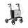 Rollz Flow Lichtgewicht Aluminium Rollator met Zitje